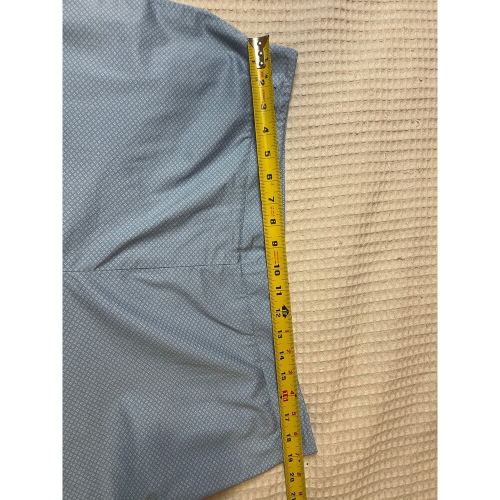 Talbots Baby Blue Cottage Print Side Zip Closure Semi Stretch Capri Pants 16 - Picture 5 of 12